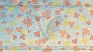 Autumn theme elegant vector background - royalty-free vector image