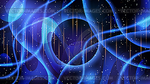 Abstract dynamic style vector background - vector clipart