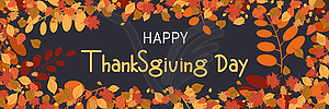 Happy Thanksgiving Day cartoon vector illustration - vector clip art