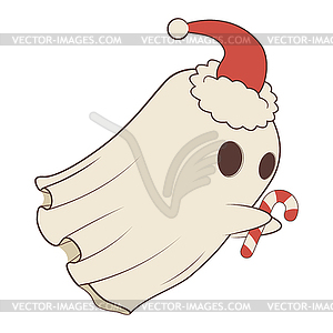 Cartoon Christmas spirit - vector image