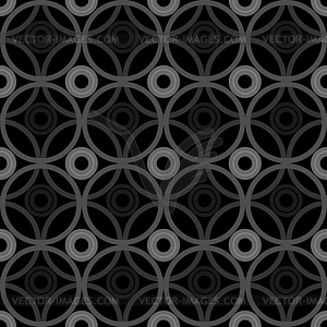 Seamless texture with rings. Abstract background - vector clipart