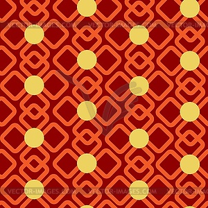 Seamless texture with abstract flowers. Abstract - vector clipart