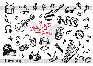 Music set - vector image