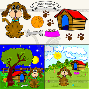 0815 dog - vector image