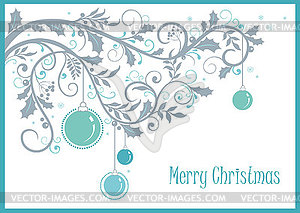 Счастливого Рождества и Нового Года фон с - рисунок в векторном формате