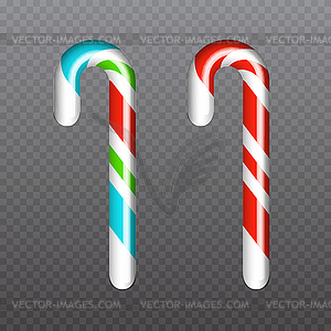 Realistic Sweet Lollipop Candy on transparent ba - vector clipart