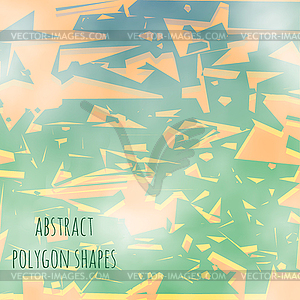 Abstract polygon background - vector image