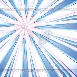 Blue and pink rays - royalty-free vector clipart