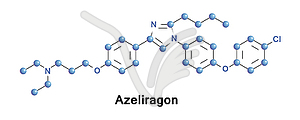 Azeliragon rage inhibitor - vector clipart