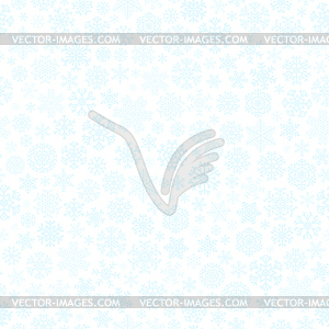 Новогодний фон из снежинок - изображение в векторе