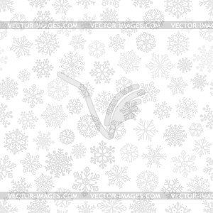 Seamless pattern of snowflakes - vector image