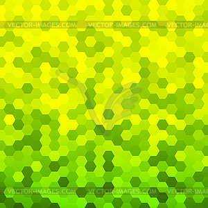 Abstract green and yellow background - vector image