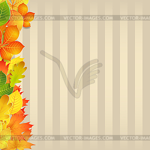 Autumn background - vector image