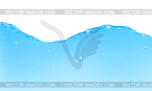 Opaque water background - vector image