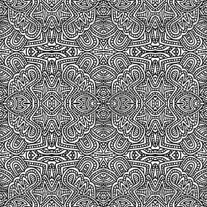 Monochrome seamless pattern - vector image