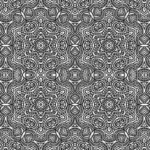 Monochrome seamless pattern - vector clip art