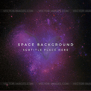 Colorful deep space background - vector EPS clipart