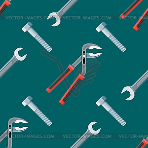 House remodel tools seamless pattern - vector image