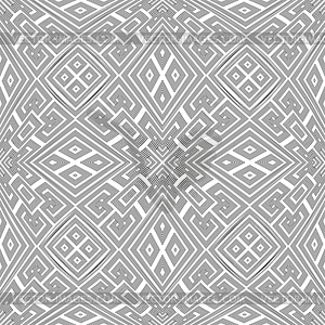 Optical art abstract seamless pattern - vector image