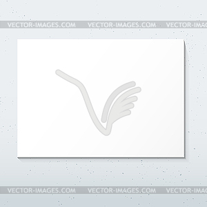 Download Horizontal White Poster Mockup Royalty Free Vector Clipart PSD Mockup Templates