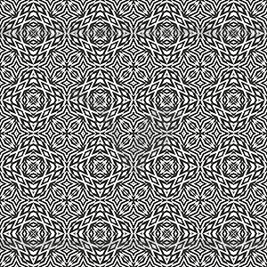 Optical art abstract seamless pattern - vector image