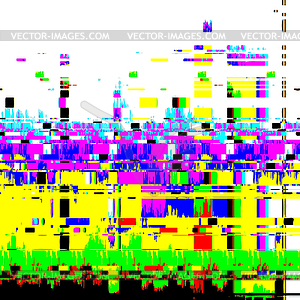 Красочные глюк искусства фон - клипарт в векторе / векторное изображение