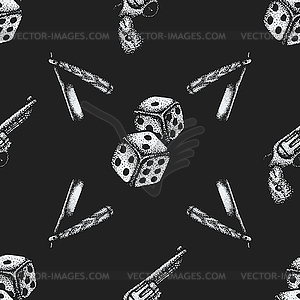 Engraving pattern - vector image