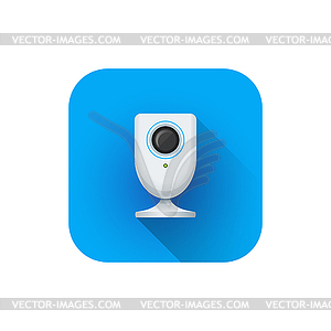 Home surveillance web camera - vector clip art