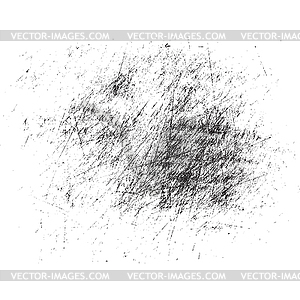 Monochrome scratched vintage texture - vector image