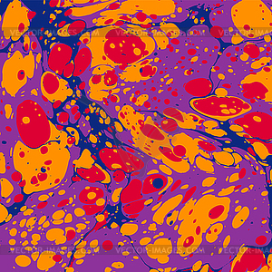 Abstract ebru marbling background - vector clip art