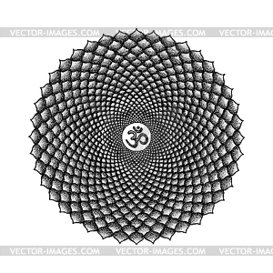 Chakra Sahasrara - vector image