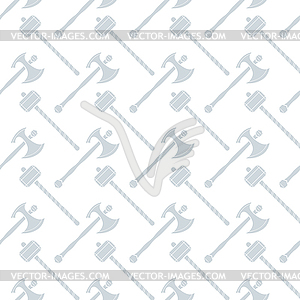 Cold steel arms pattern - vector clipart
