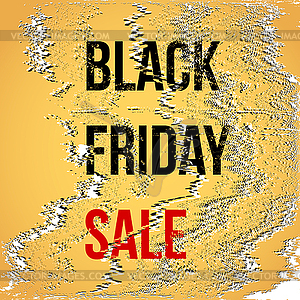 Black friday sale background - vector EPS clipart