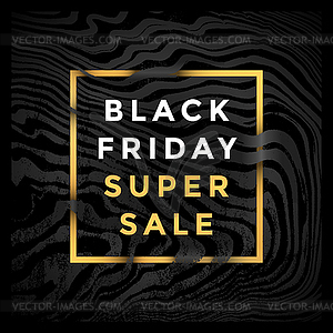 Black friday sale background - vector clipart