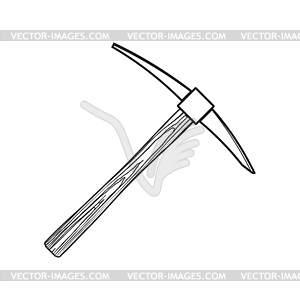 Pick mining tool - vector EPS clipart