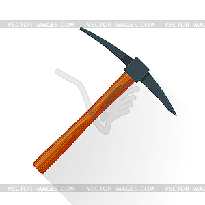 Pick mining tool - vector image