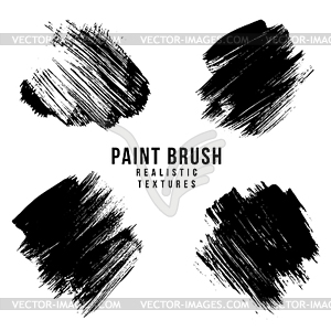 black brush stroke texture