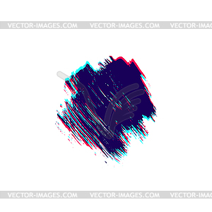 Paint brush strokes texture - vector image