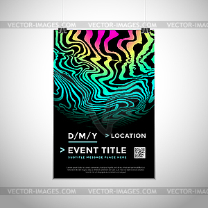 Abstract background poster design - stock vector clipart