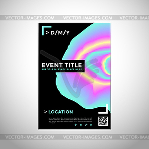 Abstract background poster design - vector image