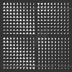 Минимальный треугольный набор - векторное изображение EPS