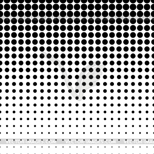 Monochrome halftone background - vector image