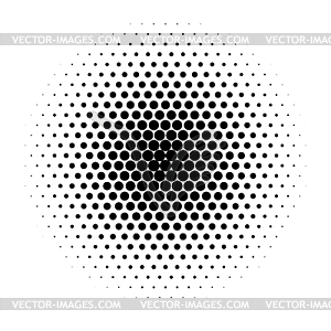 Monochrome halftone background - vector clipart