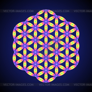 Mandala sacred geometry - vector image