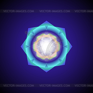 Mandala sacred geometry - vector image