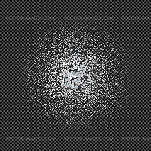 Shiny silver glitter sparkling texture - vector image