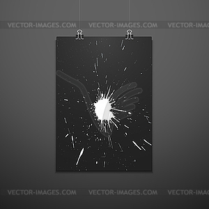 Abstract background poster design - vector clipart