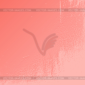 Living coral grunge rough texture - vector image