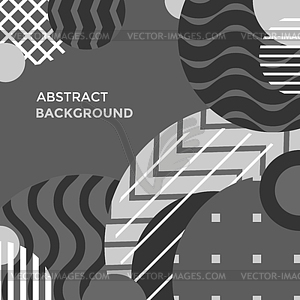 Modern abstract minimal design background - vector clipart