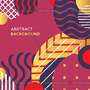 Modern abstract minimal design background - vector image